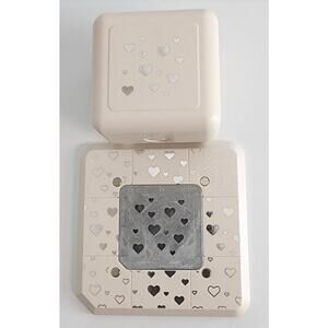Martha Stewart Square Magnetic Heart Punch Craft Paper Craft Cutter Tool Retired